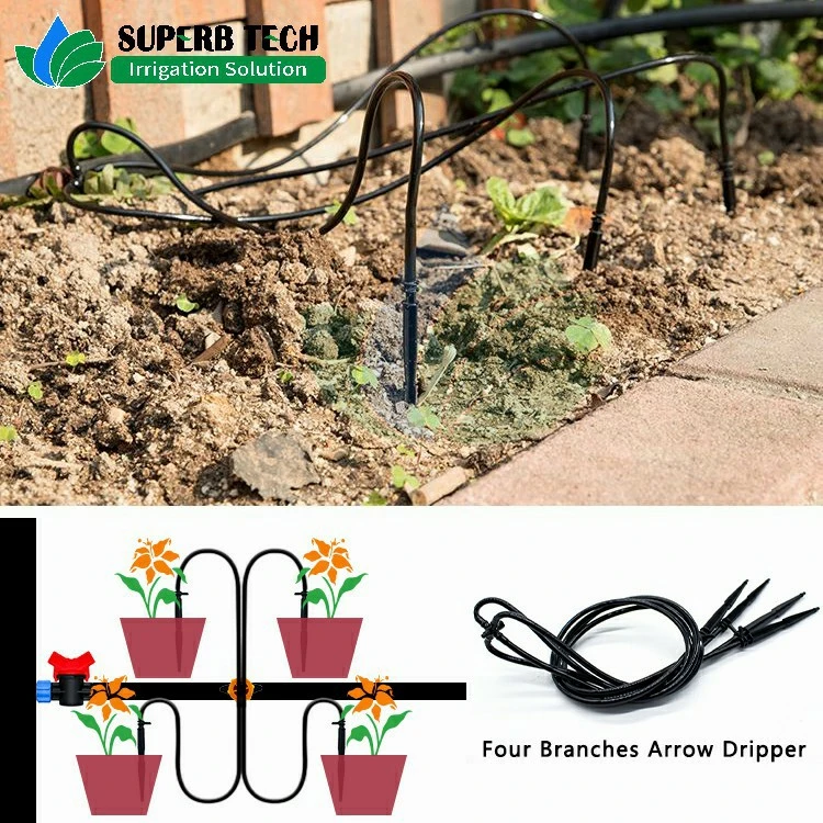 Drip Irrigation Branch Straight Arrow Dripper for Farm