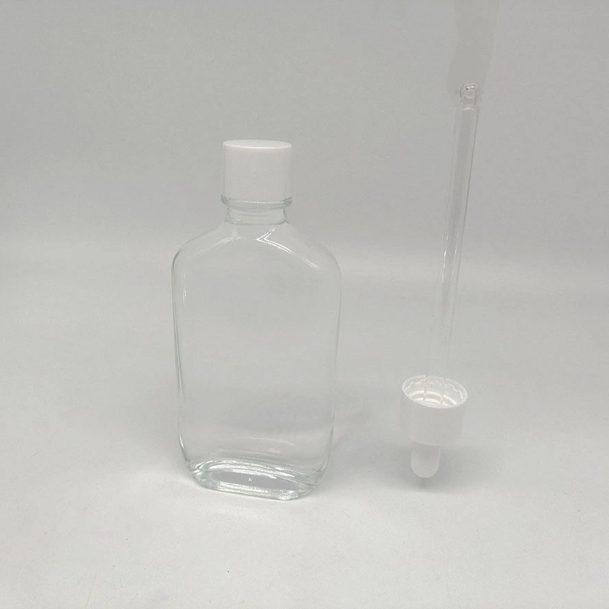 50ml Clear Glass Dropper Bottle Customized Cosmetic Container