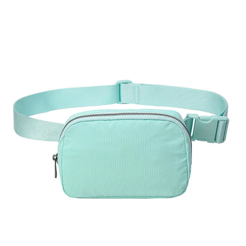 Mini saco de cinto com correia ajustável bolsa pequena para a cintura Saco de cintura de treino com saco de cintura e cintura com saco de cintura com estrutura cruzada