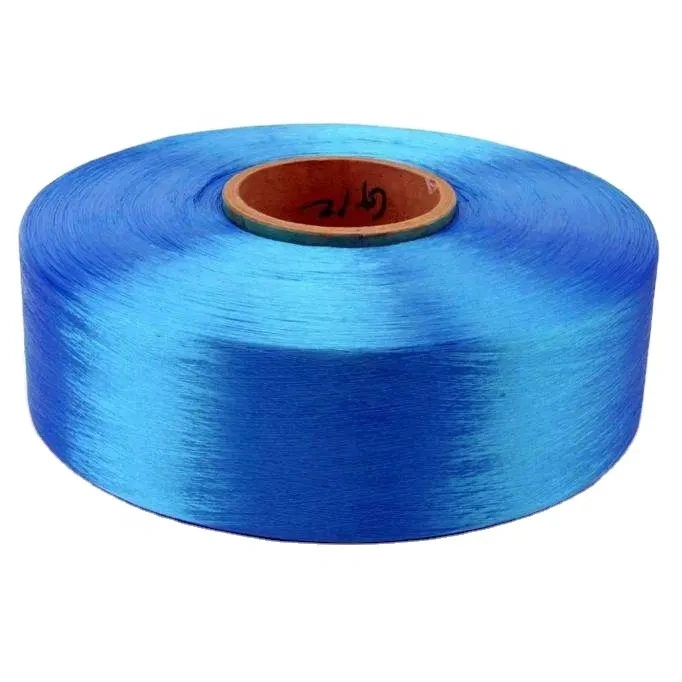 Fabrik Direktverkauf Nähfaden Roh Polyester (50D-300D; 300TPM-1800TPM) Composite Elastic Twist FDY Polyester Filament Garn