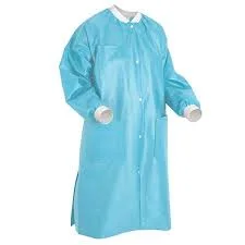 Disposable Lab Coat Non Woven Laboratory Coats Non Sterile AAMI Level 2 SMS Protective Apparel