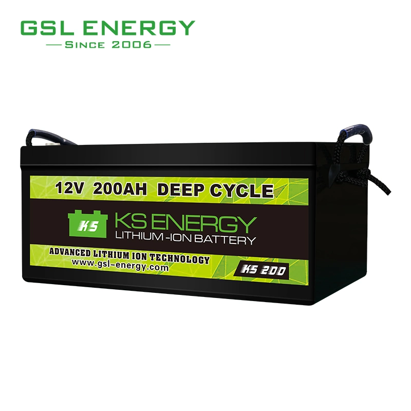 Gsl Energy LiFePO4 Battery Pack 12V 100ah 200ah 300ah Lithium Ion Battery with 3000 Cycles for RV Camping Car Boat Truck