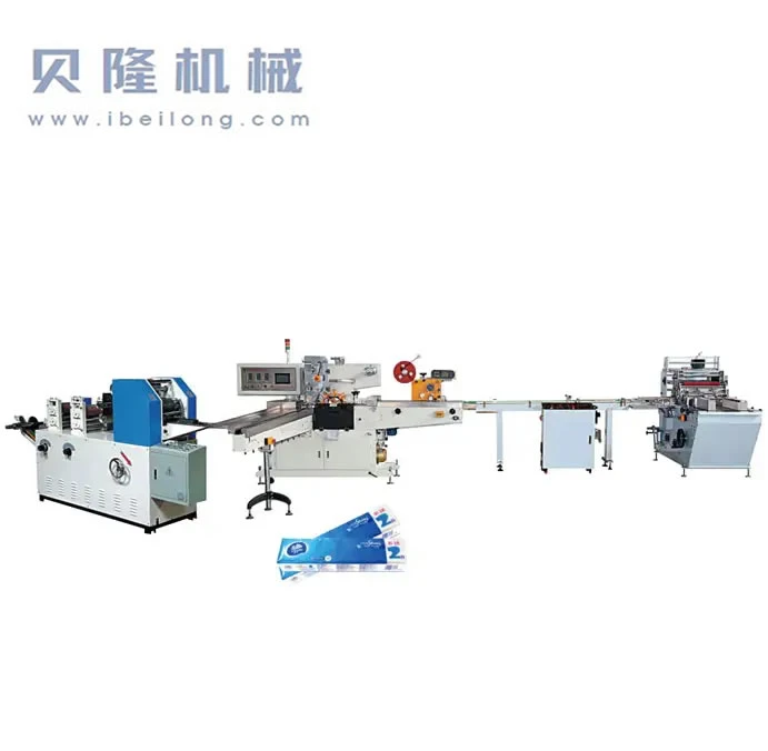 Pocket Facial Tissue Paper Machine Making Folding Packing