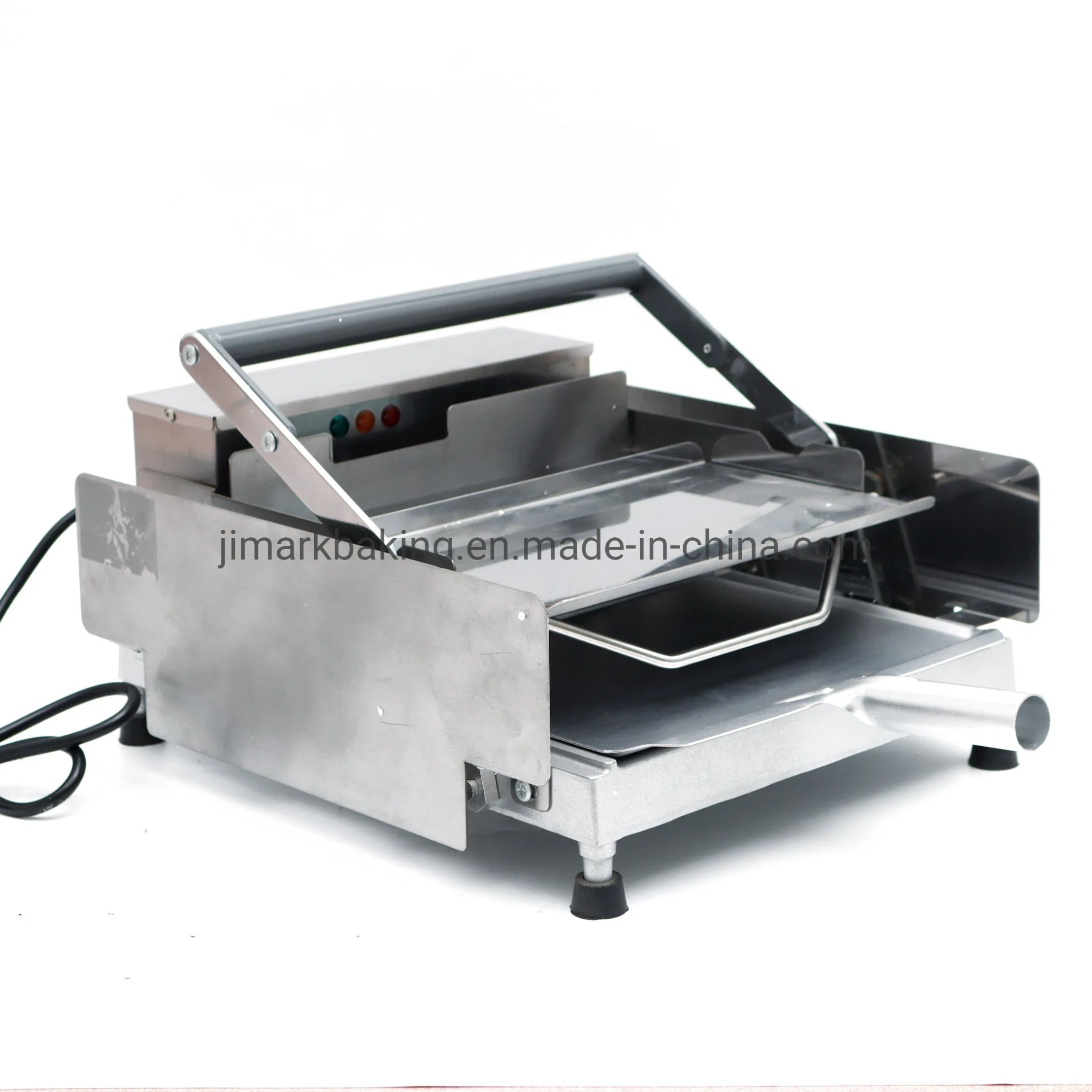 Comercial de acero inoxidable de doble capa haciendo Equipmrnt eléctrico Hamburger hamburguesa maquina tostadora tostadora Bun eléctrico / Equipos de panadería 211