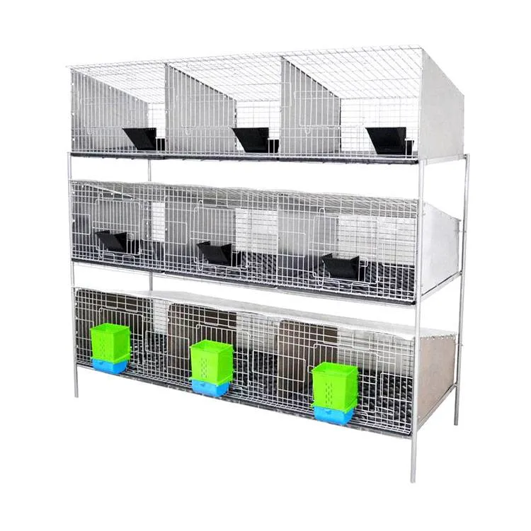 High-Quality H Type Industrial Breeding Commercial Farm Rabbit Cage