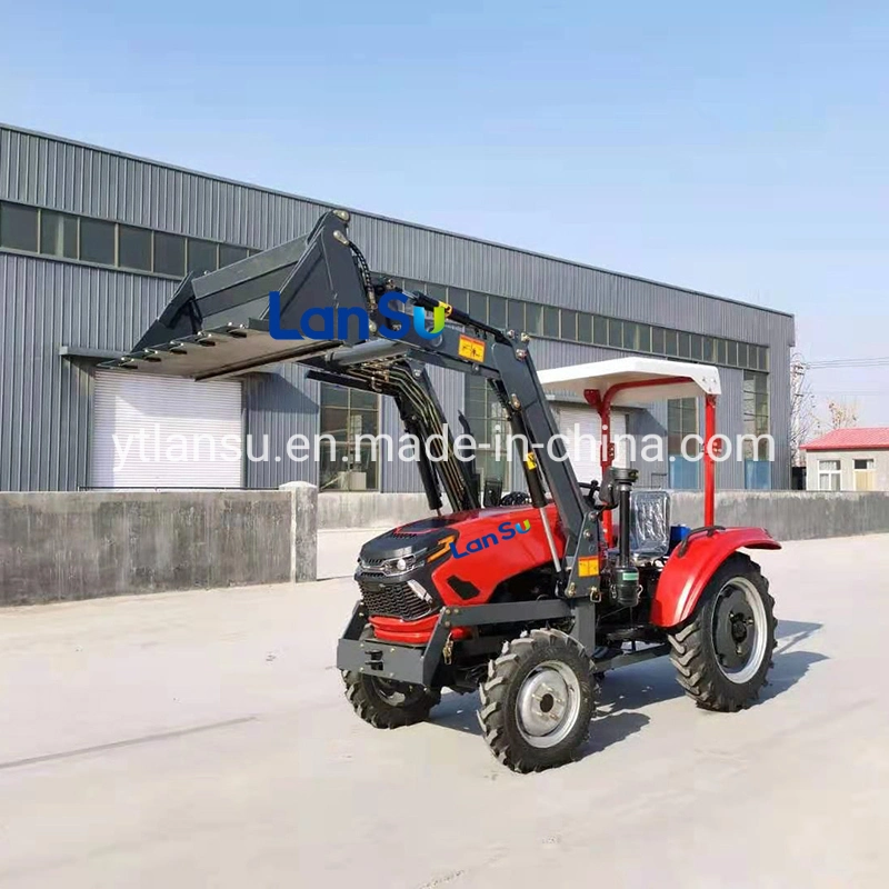 Flexible Tractor with Safety Frame and Sun Shade 40 Horse Power Black and Red Color