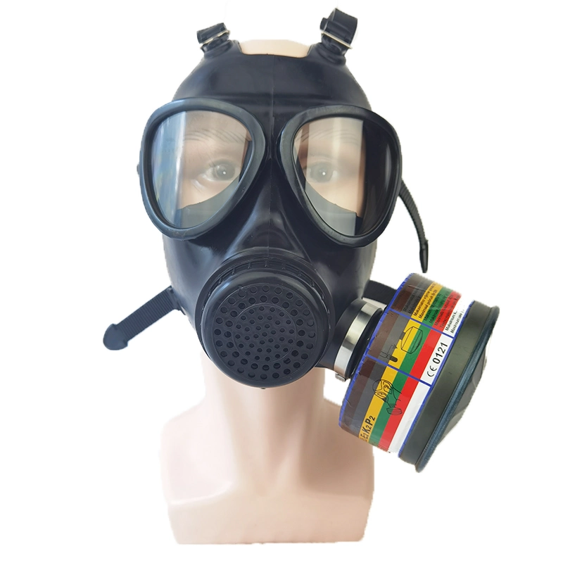 كمامة مريحة مزدوجة الفلتر لجهاز CBRN Protection Equipment M80 Gas Mask