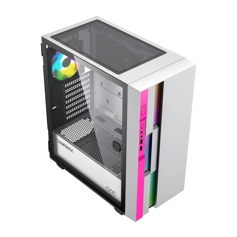 Gamemax Brufen C3, Boîtier de jeu, Boîtier d'ordinateur tour ATX pour joueurs PC Gabinete Cases
