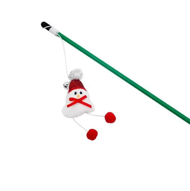 Christmas Cat Toys, Pet Supplies, Cat Teaser Stick, Christmas Cat Toys