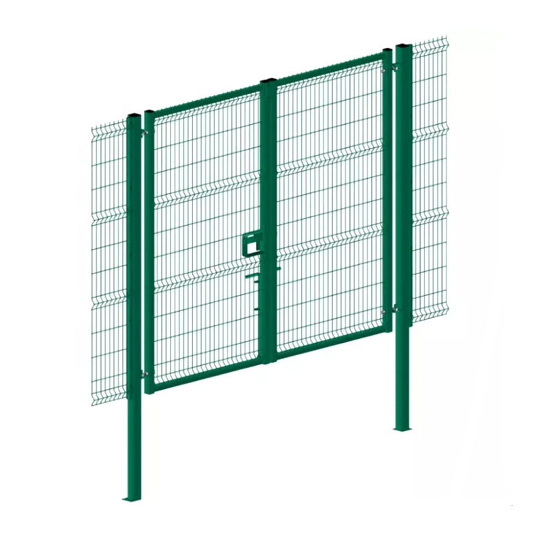 Double 2D Fence Horizontal Wire Mesh 2D Fence Supply Galvanized and PVC Coated 868/656 Steel Fence Panels