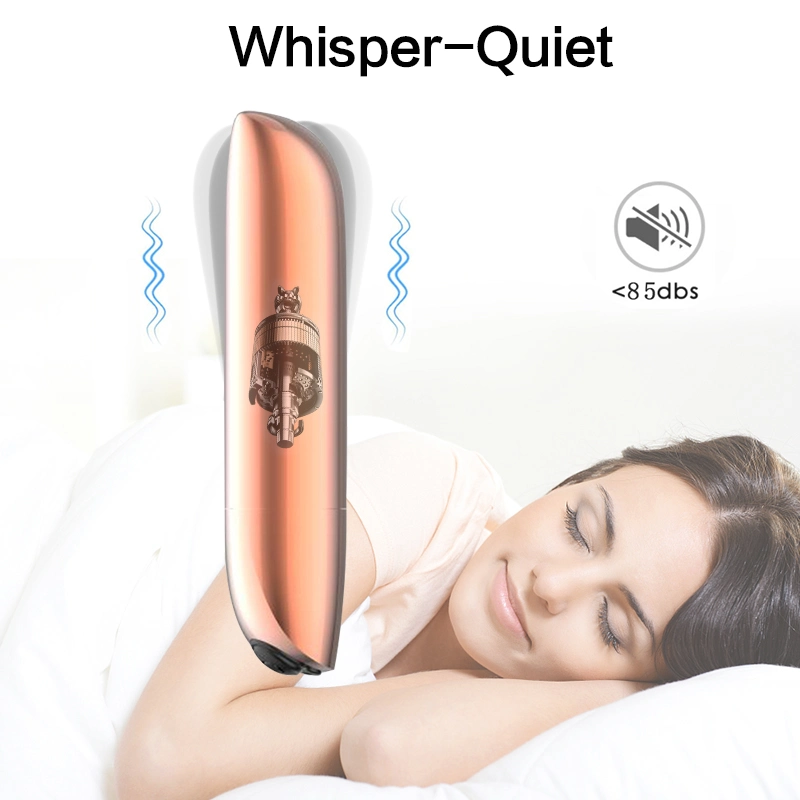 Mini USB Rechargeable Massager G Spot Bullet Vibrator for Women Panty Wearable Sex Toy-Rose Gold