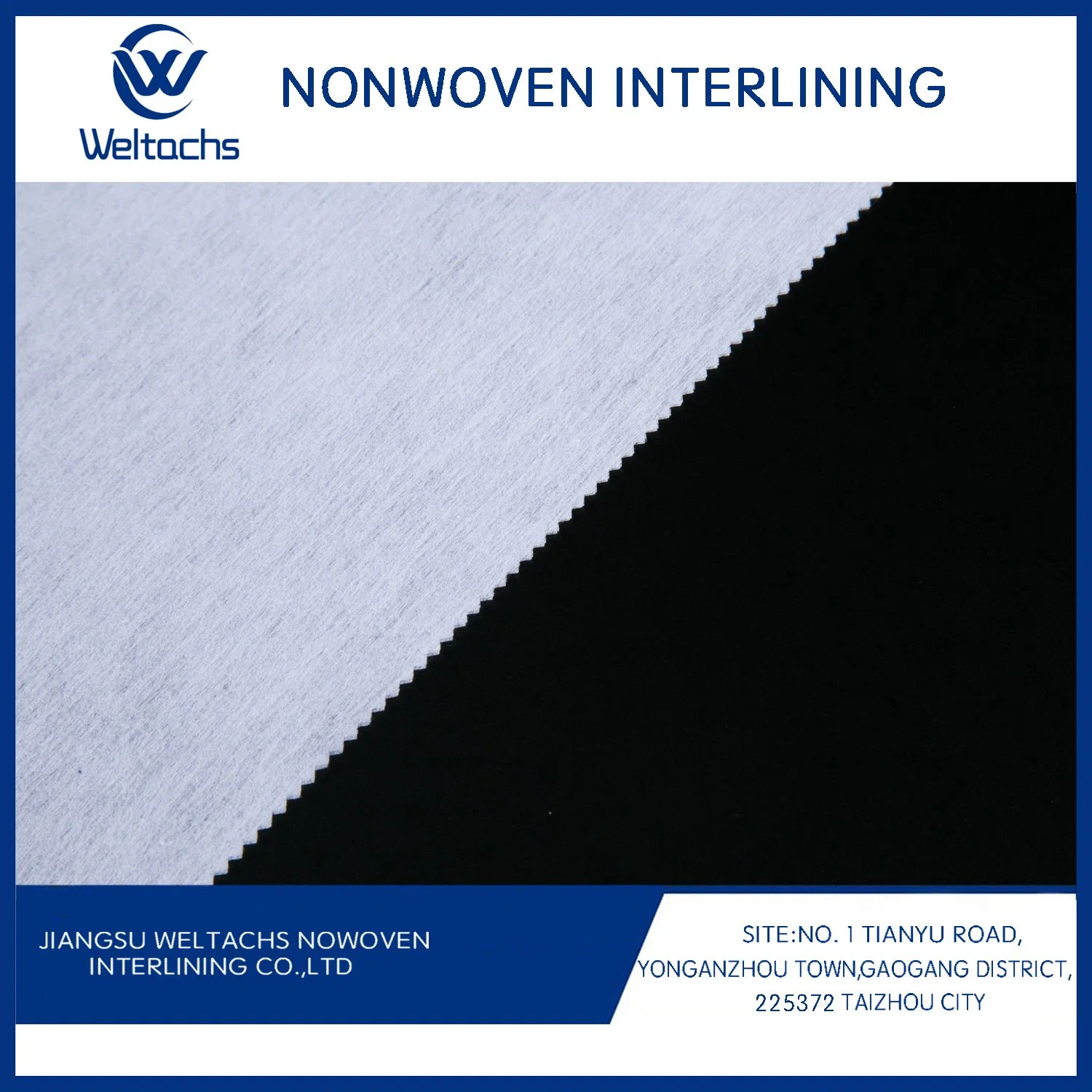 Fair Price 50% Nylon 50% Polyester Non-Woven Top Fused Interlining Interfacing