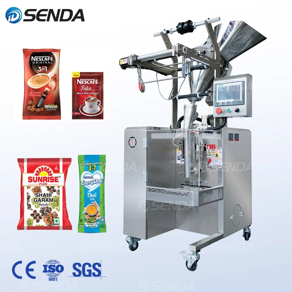 Sachet forma vertical preencher selo tempero / Medicina chinesa / Máquina de acondicionamento em pó de café