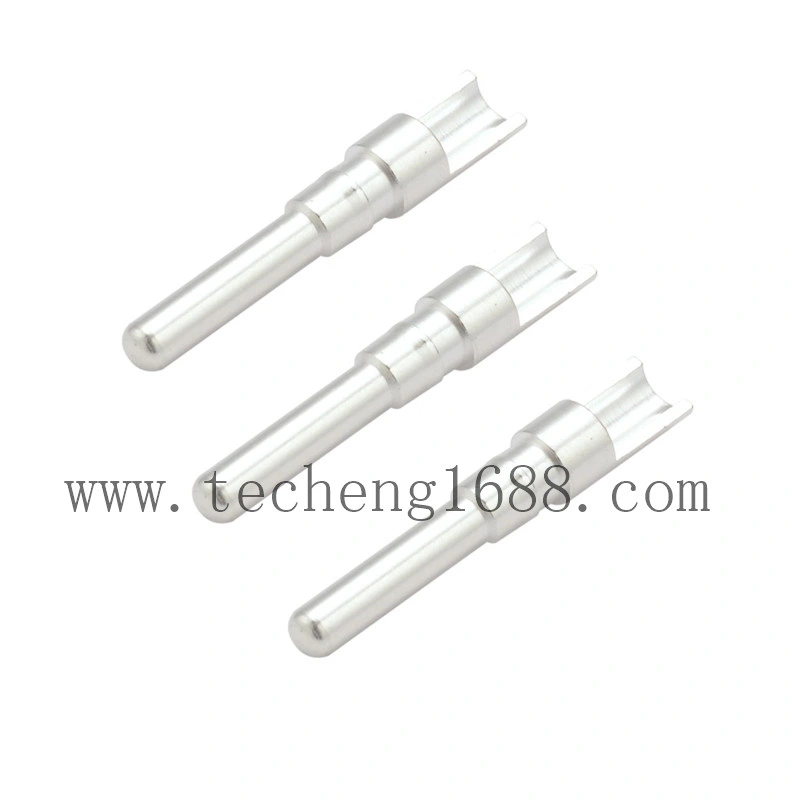 Custom EV Charging Pin Connector Silver Plated Brass Male and Female Pin IEC Standard