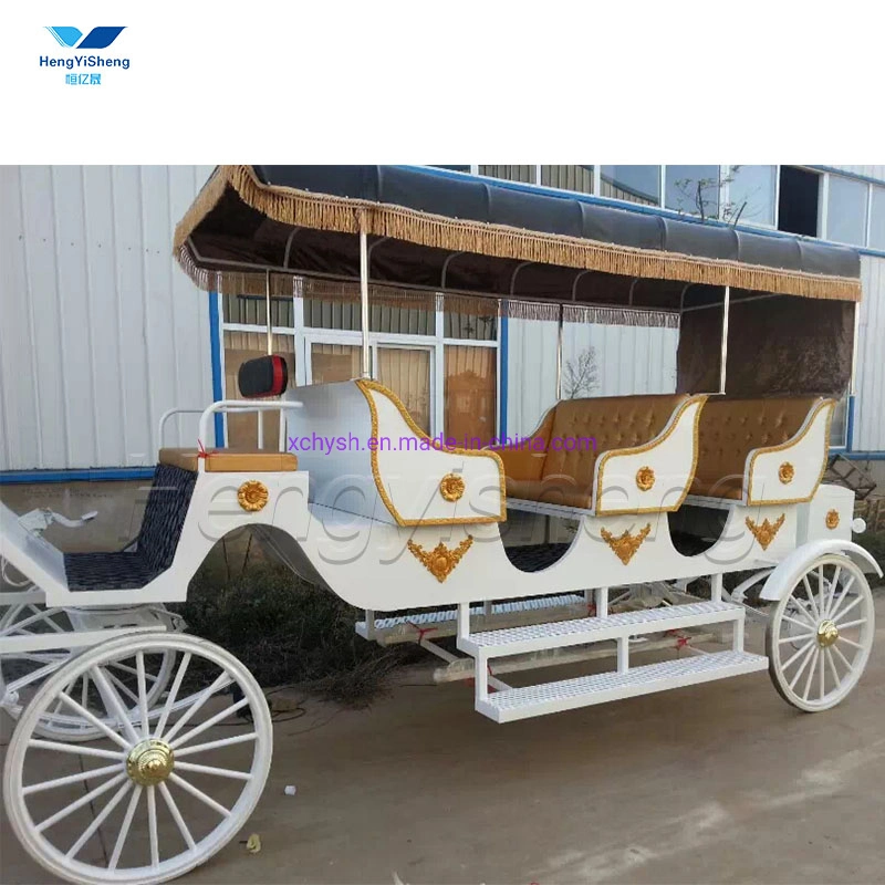 Cheap Price Chinese Sightseeing Electric Horse Carriage for Sale