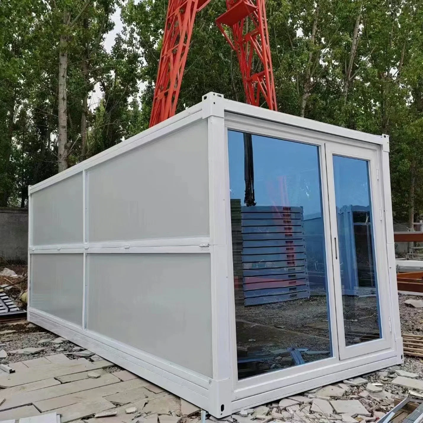 Customized Cheap and Fast Installation of Flat Packaging Folding Containers on Construction Sites