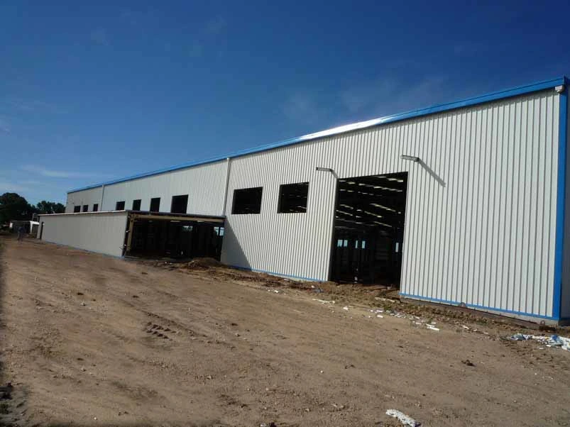 Prefabricated Factory Light Steel Structure Store Farm Hay Warehouse (KXD-95)