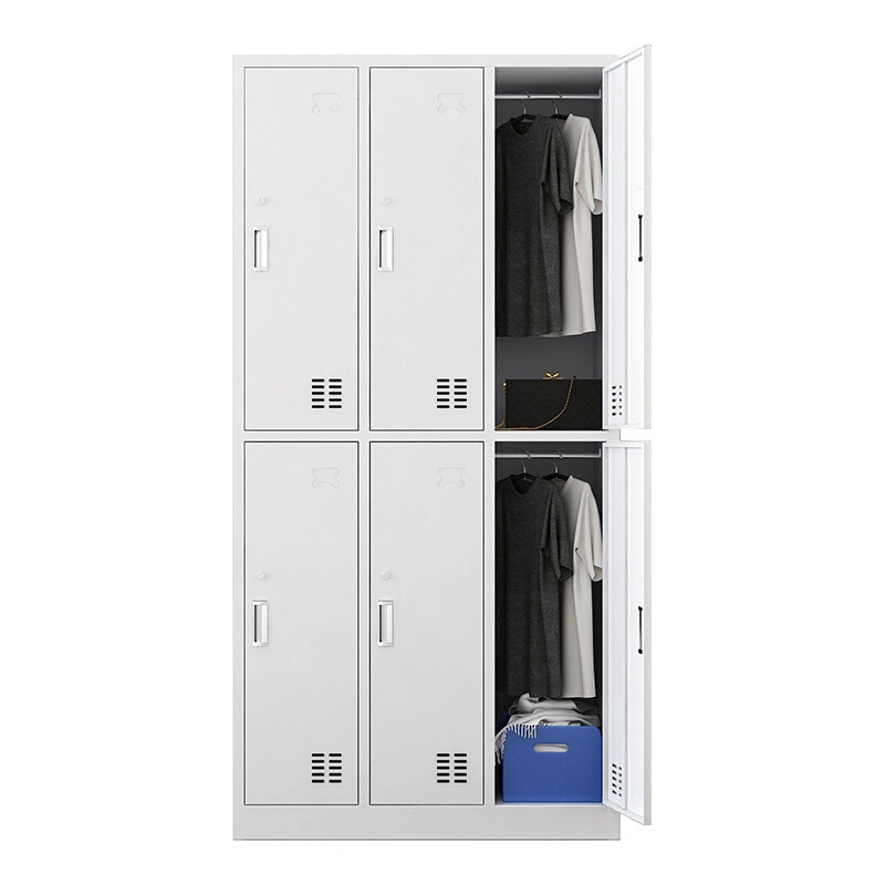 Six Door Cabinet Office School Iron 6-Door Cabinet Staff Cabinet