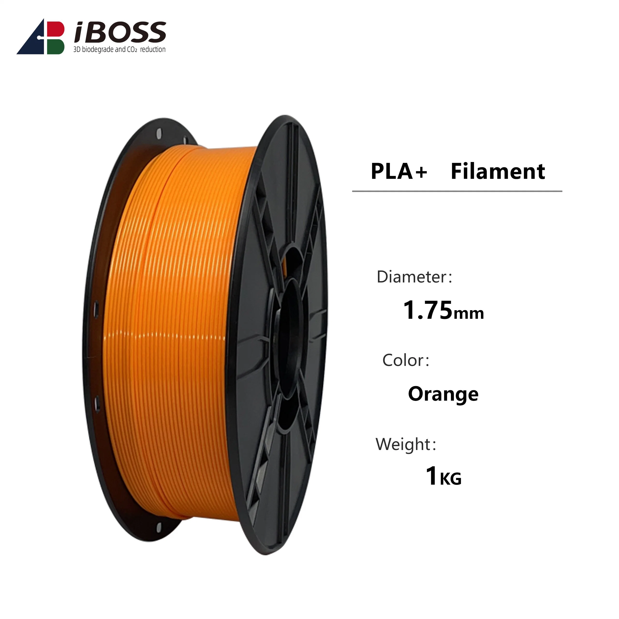 Iboss Touness Enmejorado Orange 3D impresora Filament PLA de alta calidad