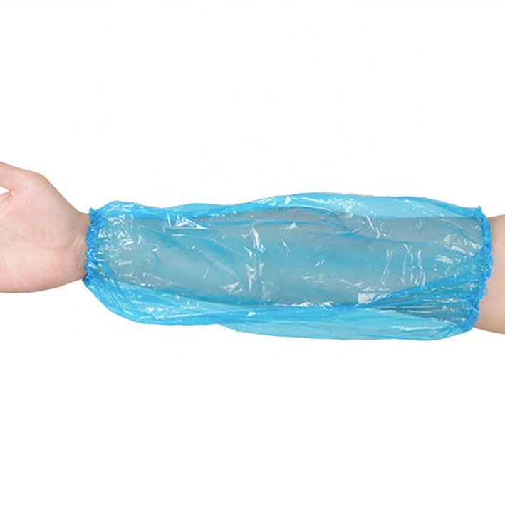 Lightweight Waterproof Elastic Band Long Disposable PE Over Sleeves