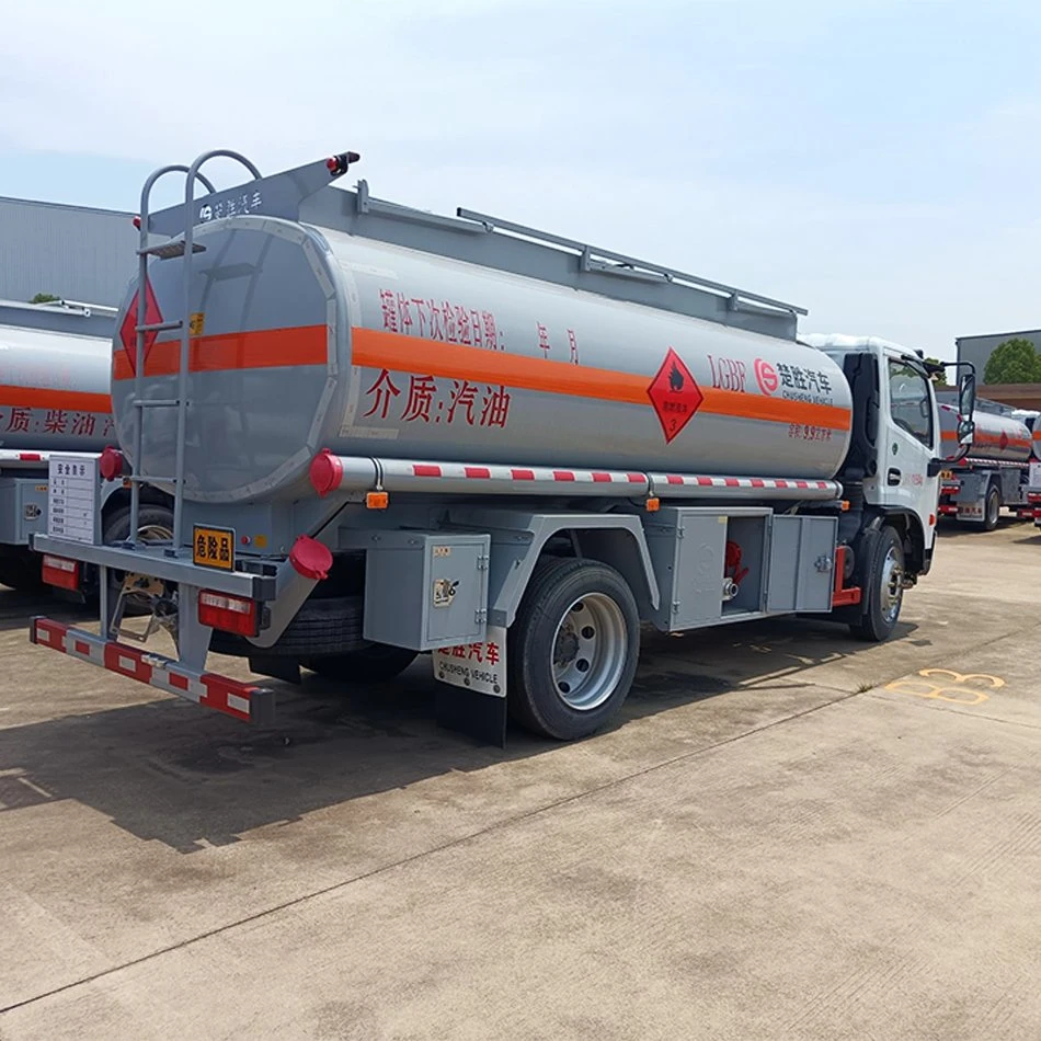 6 CBM combustível camião cisterna óleo de camião cisterna Diesel Transporte