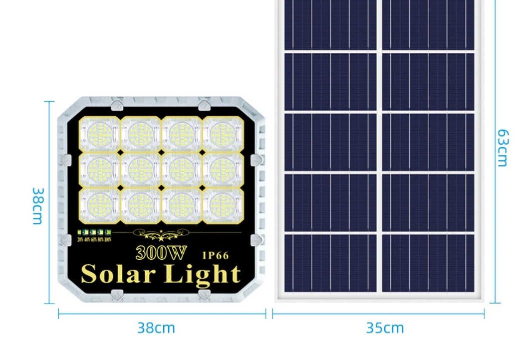 Outdoor Using Waterproof Solar Flood Light 150 Solar LED Floodlights for Garden