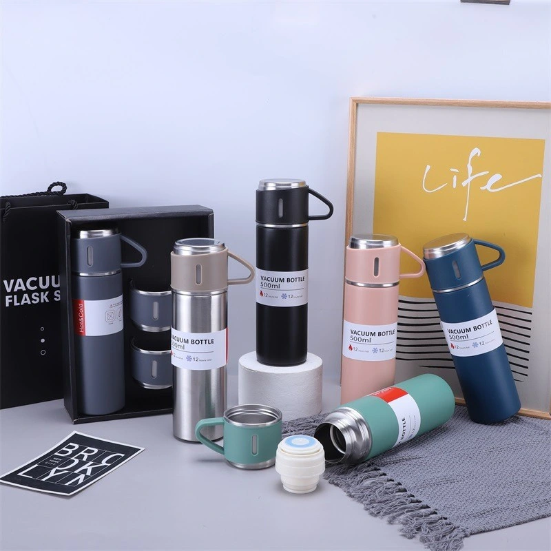 2023 New Gift Box Stainless Steel Insulated Water Bottle Cup with Gift Box