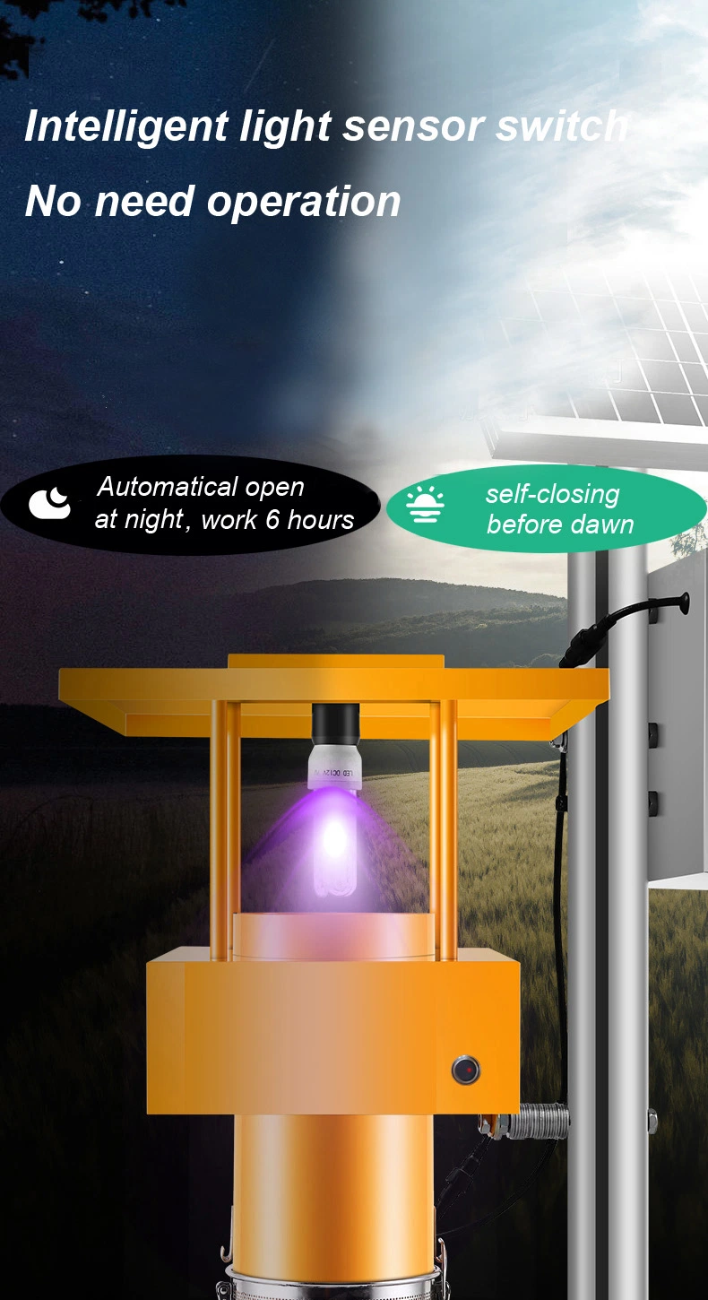 Air Suction Outdoor Garden Insecticide Lamp