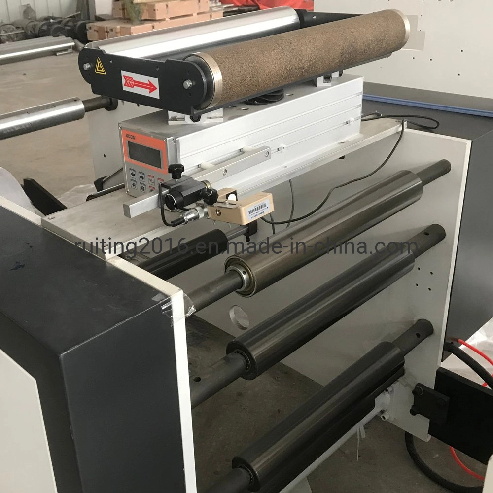 Rtyt-420 Sale 4 Colour Aluminum Foil in Line Flexo Printing Film Press Craft Paper Flexographic Printer Machine Online with Cold Foil Rotary Die Cutting