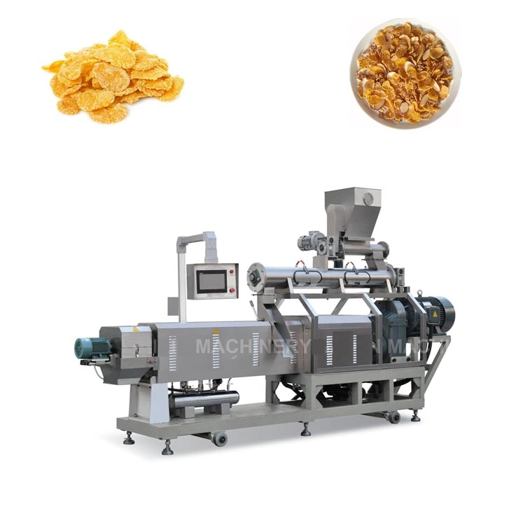 Roasted Breakfast Cereal Corn Flakes Snack Food Extruder Maker Machine Processing Line