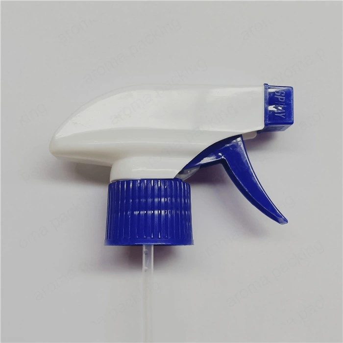 White & Blue 28/410 Trigger Sprayer Plastic Sprayer for Pet Bottles