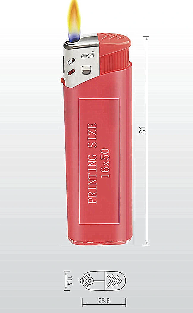 High quality/High cost performance  Hot Sale EUR Standard with ISO 9994 & En13869 Certification Electric Gas Lighter Dy-026