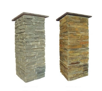 Stone Slate Column & Slate Pillar