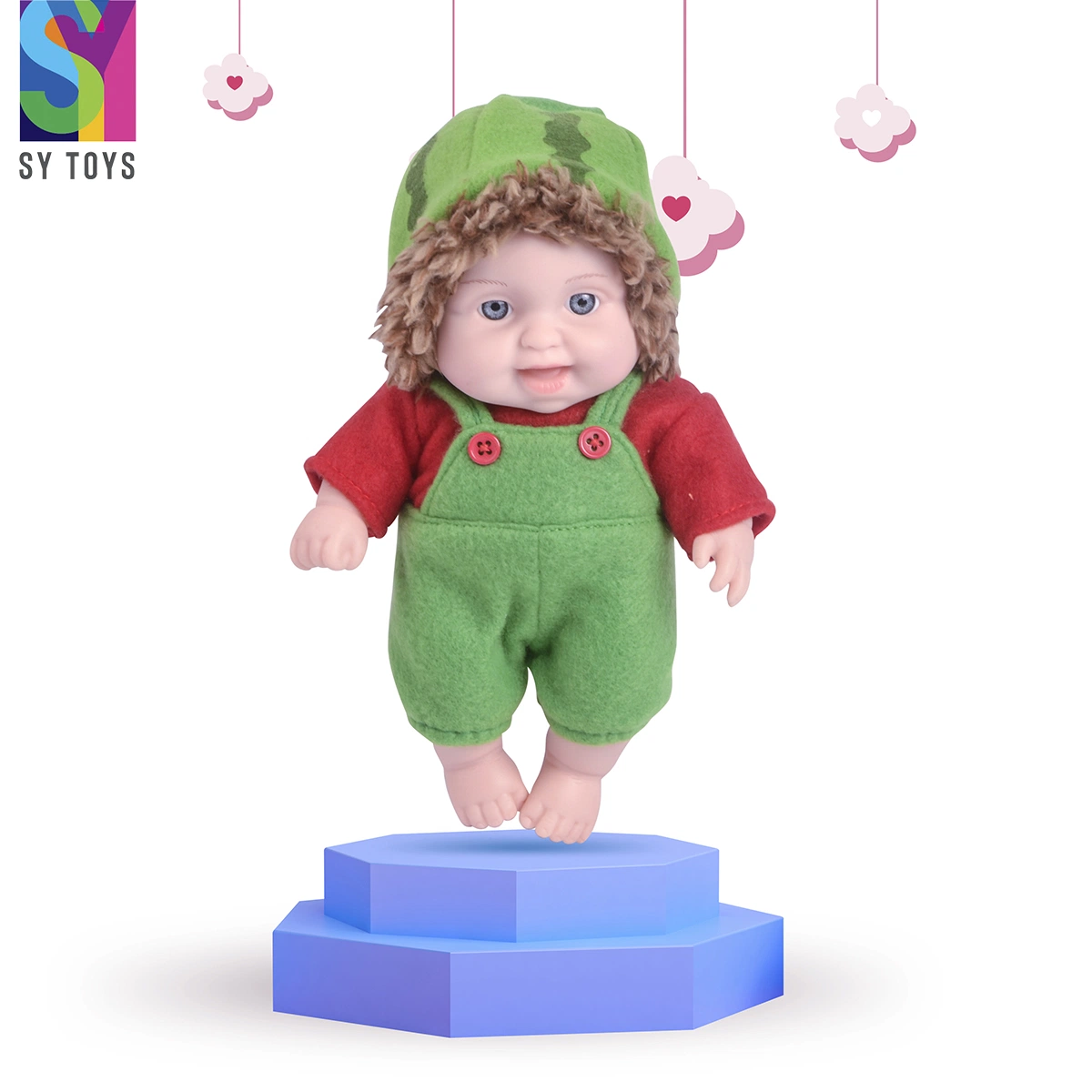 Sy Toys Baby Puppe Geschenk Spielzeug Silikon Baby Puppe Lebensecht Wiedergeborene Puppen Neugeborener Junge Silikon Puppen Baby Spielzeug für Kinder