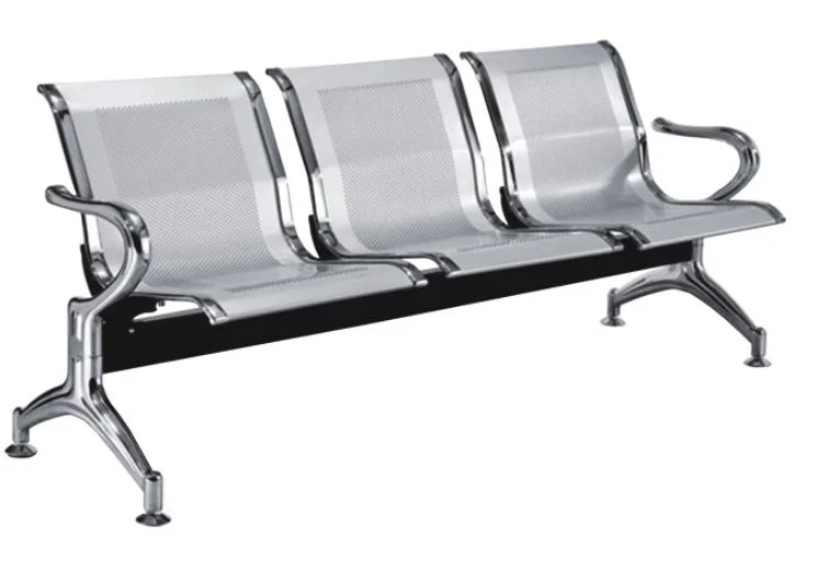 Long Bench Iron Row Chair Waiting Infusion Airport Rest Waiting Chair