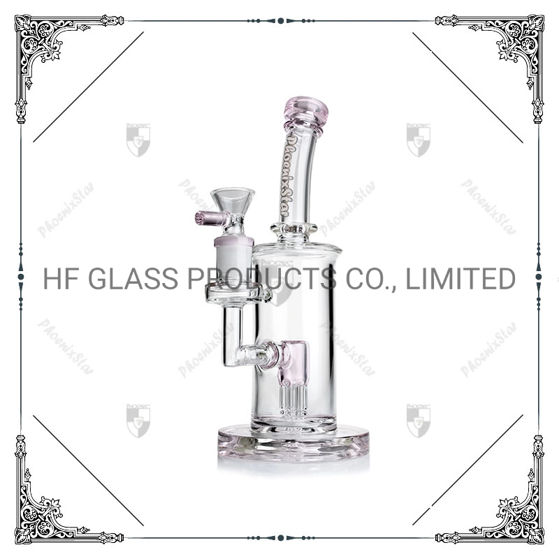 Phoenix 8.8 дюймов 5 Arms PERC Recycler Nectar Collector Shisha Кальян стеклянный для курения водопровод