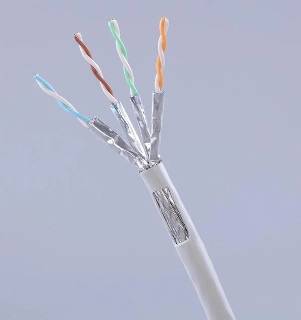 Cat5e SFTP Outdoors Solid Bare Copper Internet LAN Network Communication Cables Ethernet Cat5e Cable Electric Wire