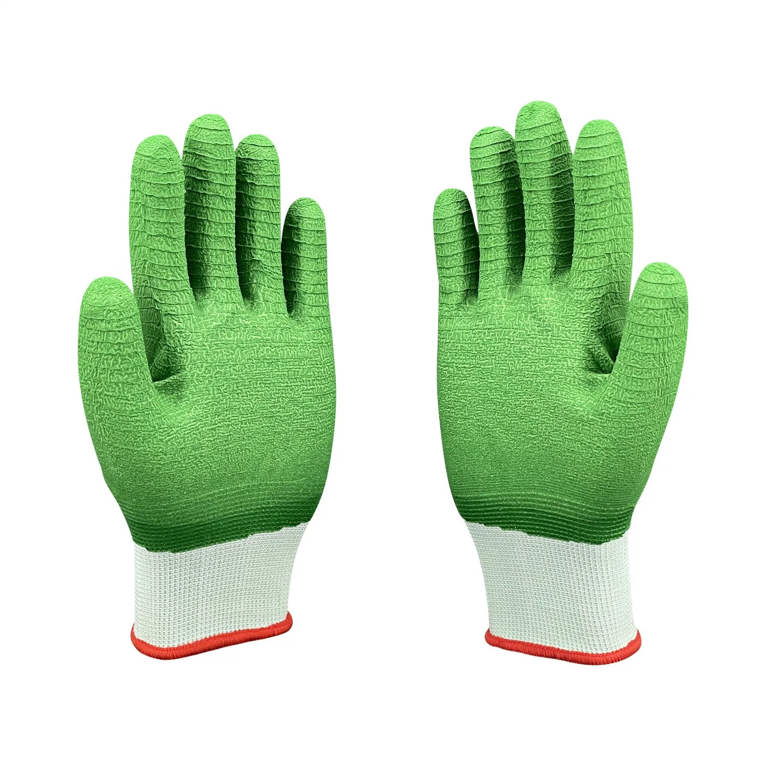 Industrial Rubber Work Knitted Household Safety Latex Coated Glove