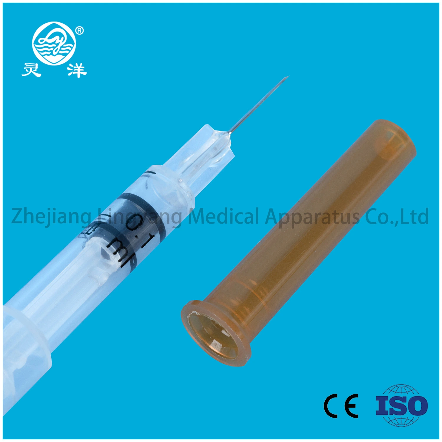 0.1ml Disposable Automatic Lock Safety Syringe Ad Auto Disable Vaccine Syringe