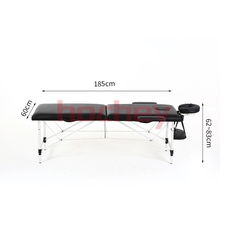 Hochey Medical Foldable Portable SPA Beauty Salon 3 Section Massage Table Tattoo Chair Bed