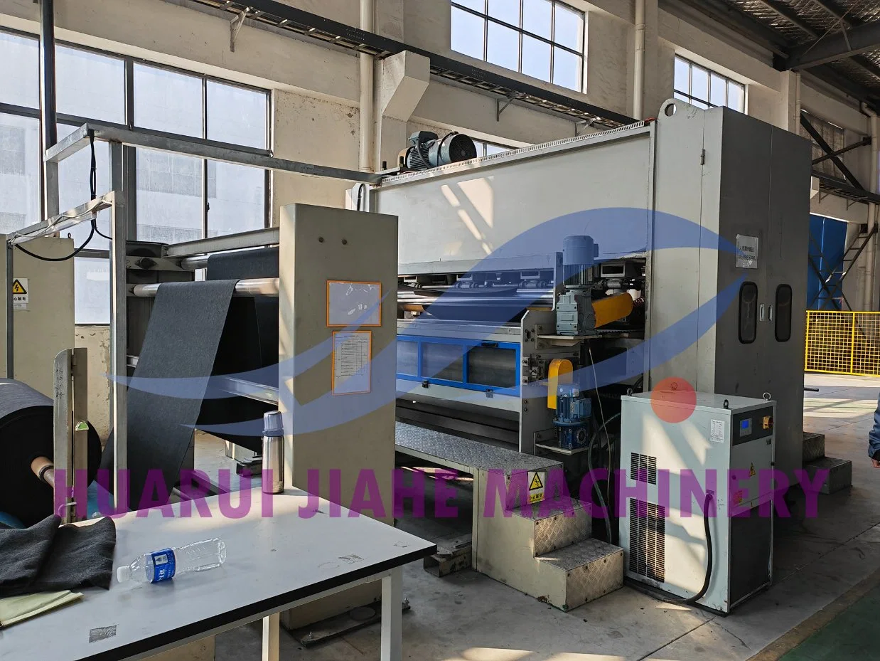 Non-Woven Equipment for The Production of Felt Geo-Textiles, , Needle Punched Universal Car Mat Machine Non-Slip Car Mat Automotive Carpet Process Line