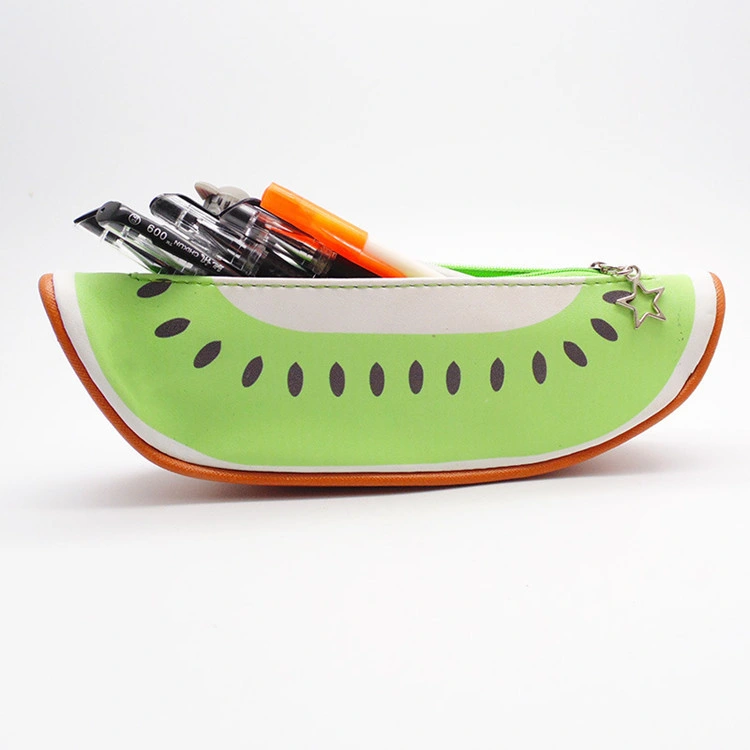 Wholesale Cute Fruit Shape Original Pencil Case Student Stationery Pencil Bag