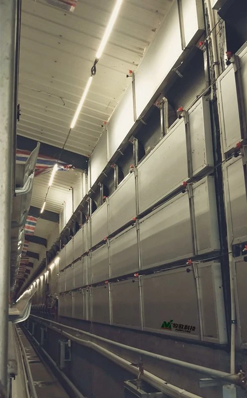 Porte du tunnel du système de ventilation pour poulailler