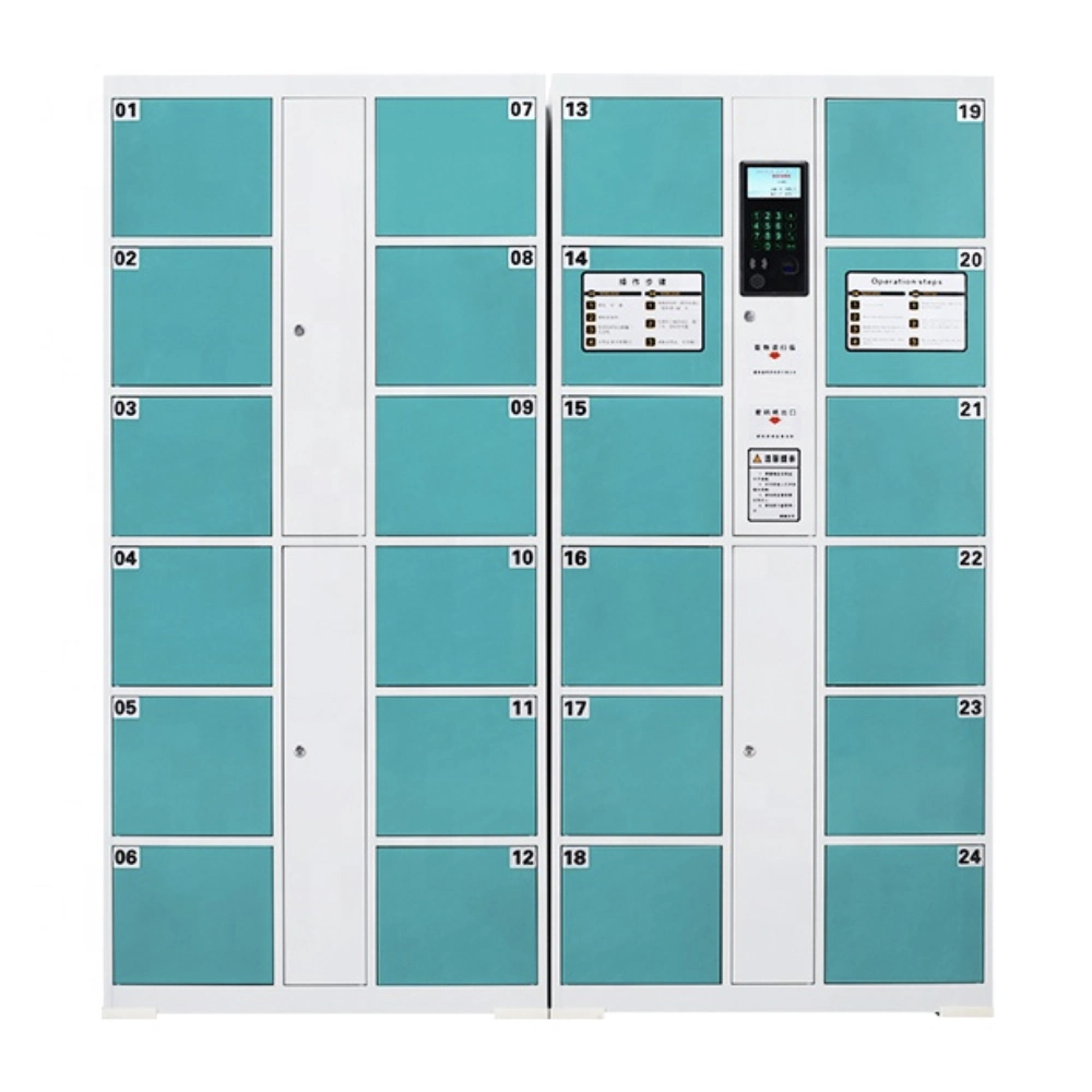 Steel Customized Outdoor Logistic Parcel Delivery Lockers Steel Frame Lockers