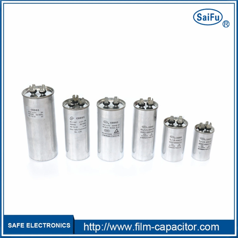 Cbb65 AC Starting and Running Film Capacitor for Refrigerator