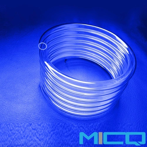 Customed High Clear Quality UV Quartz Glass Coil Tube