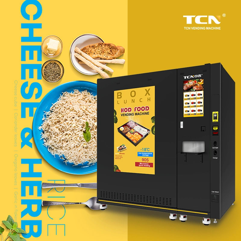 Tcn New Style Frozen Food Heating Vending Machines Hot Food Vending Machine for Sale