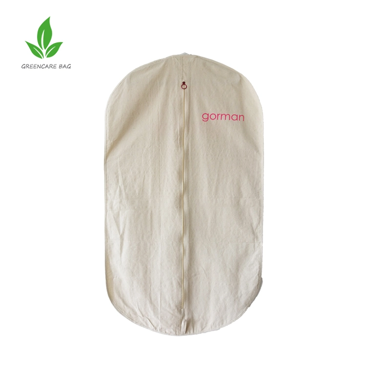 حقيبة ملابس مصنوعة من القطن بدلة غطاء من القطن صديق للبيئة