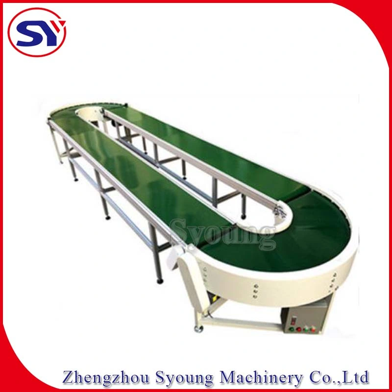 Anti-Bacterial Hygeian Food PU/PVC/Rubber Belt Conveyor for Bread Biscuit Cake