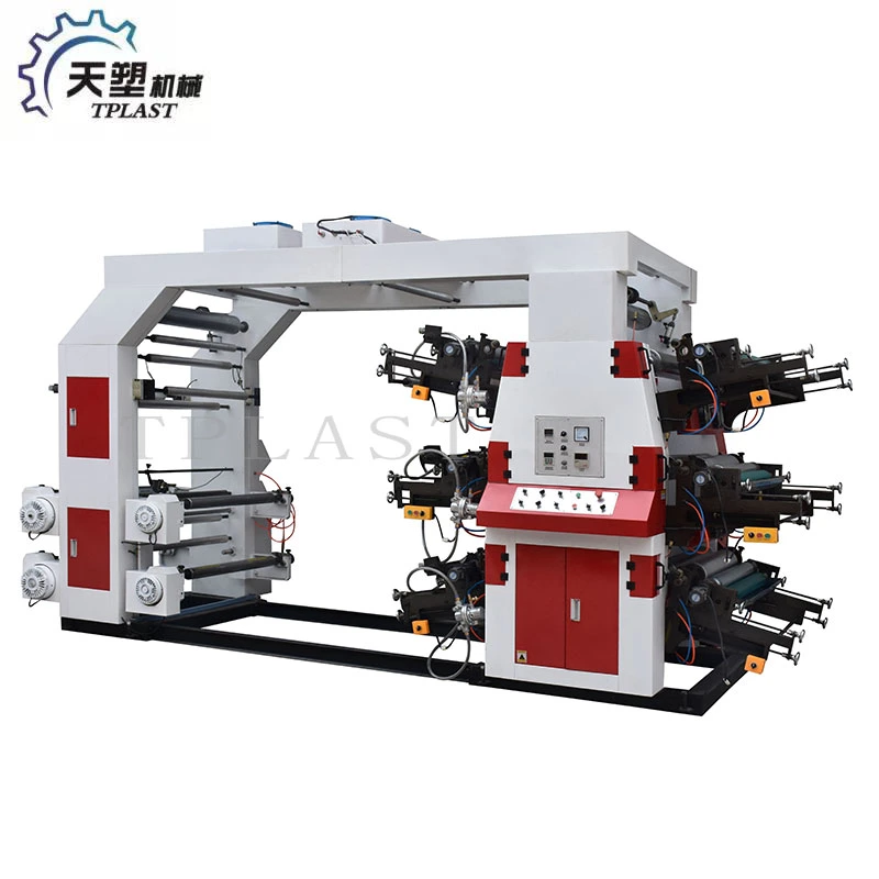 High Speed 6 Color PP Woven Bag Printing Machine